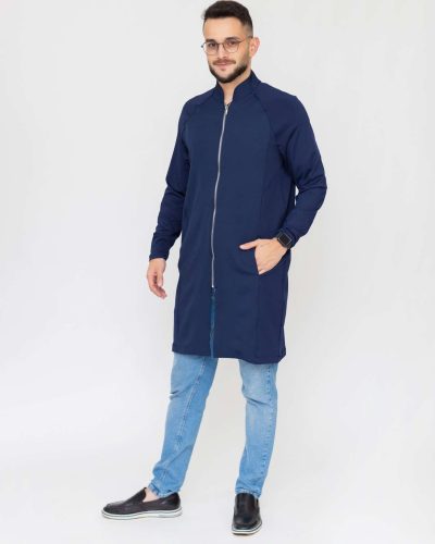 Jaleco Masculino Gola Padre com Zíper