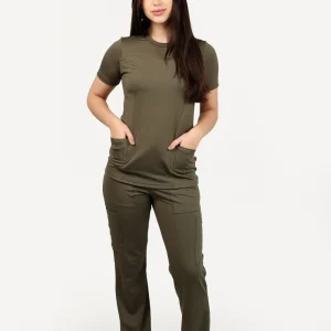 Conjunto Scrub Feminino Soft Moove | Manga Curta