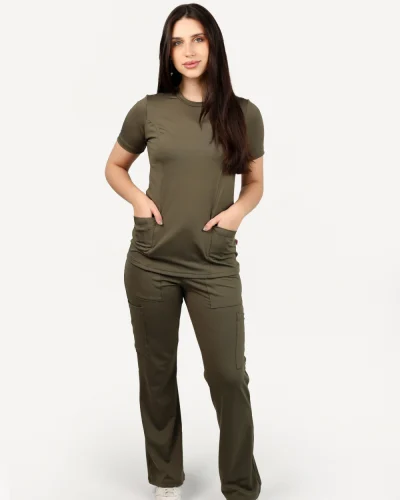 Conjunto Scrub Feminino Soft Moove | Manga Curta